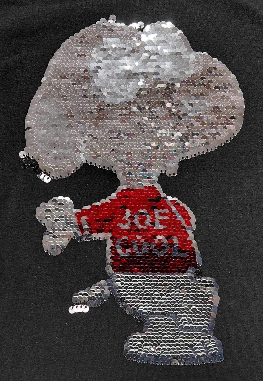 [정품/S] 피너츠 스누피 리버서블 시퀸 티셔츠 상품이미지4