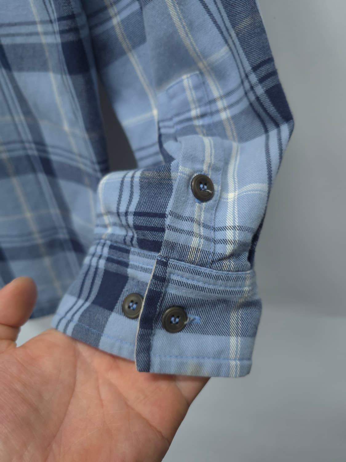 루츠(ROOTS) 오버핏 지퍼 체크 셔츠자켓 ( 105~110 ) 상품이미지6