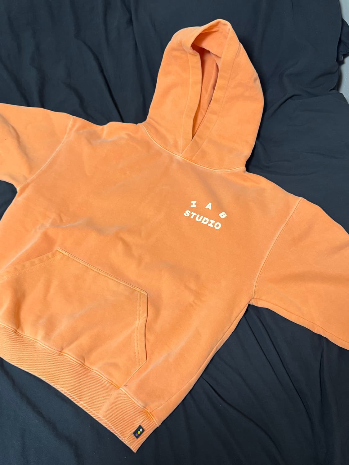 아이앱 스튜디오 피그먼트 후드 살몬 M 상품이미지2