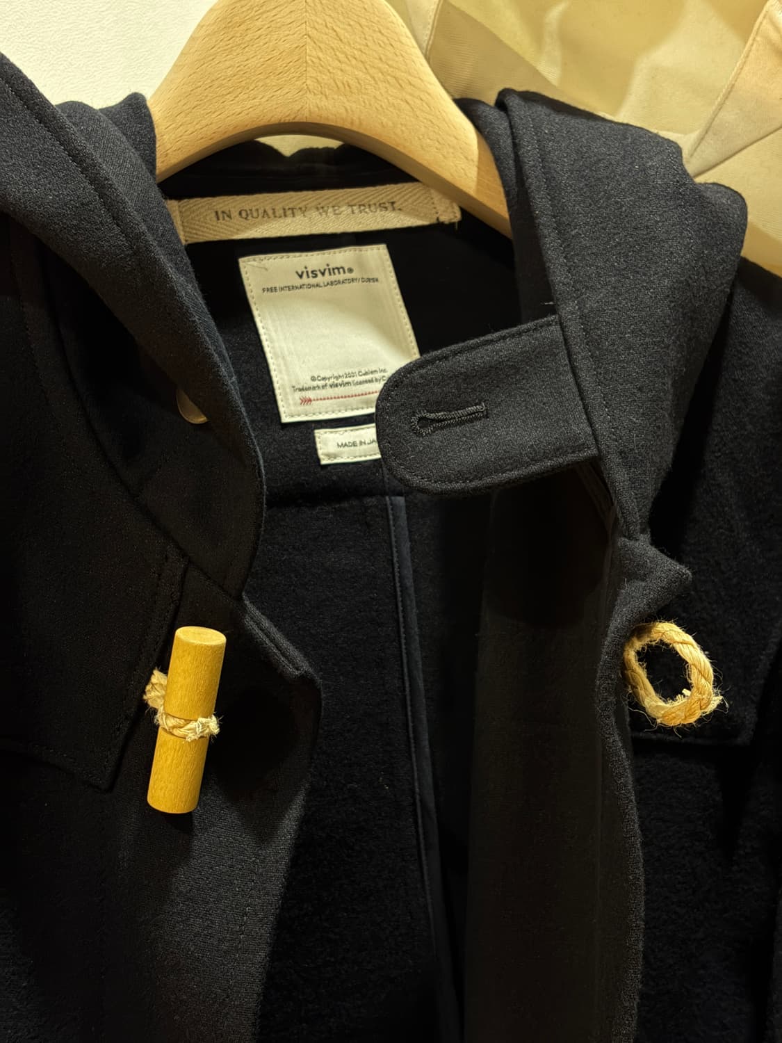 비즈빔 - 24FW 컴모도르 코트(더플코트) 사이즈3 네이비 상품이미지2