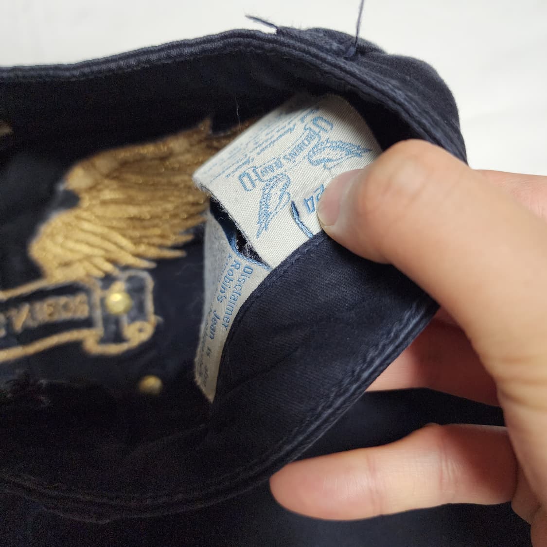 Robin's Jean Y2k 갸루 스터드 윙 블랙 팬츠 상품이미지7