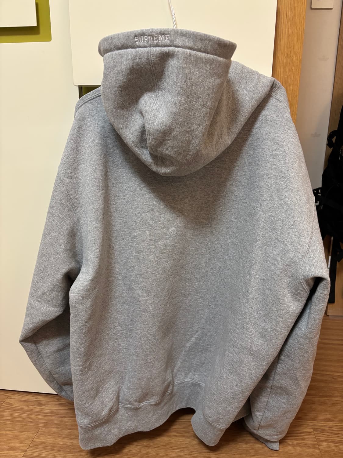 슈프림 s 로고 후드 그레이  상품이미지4