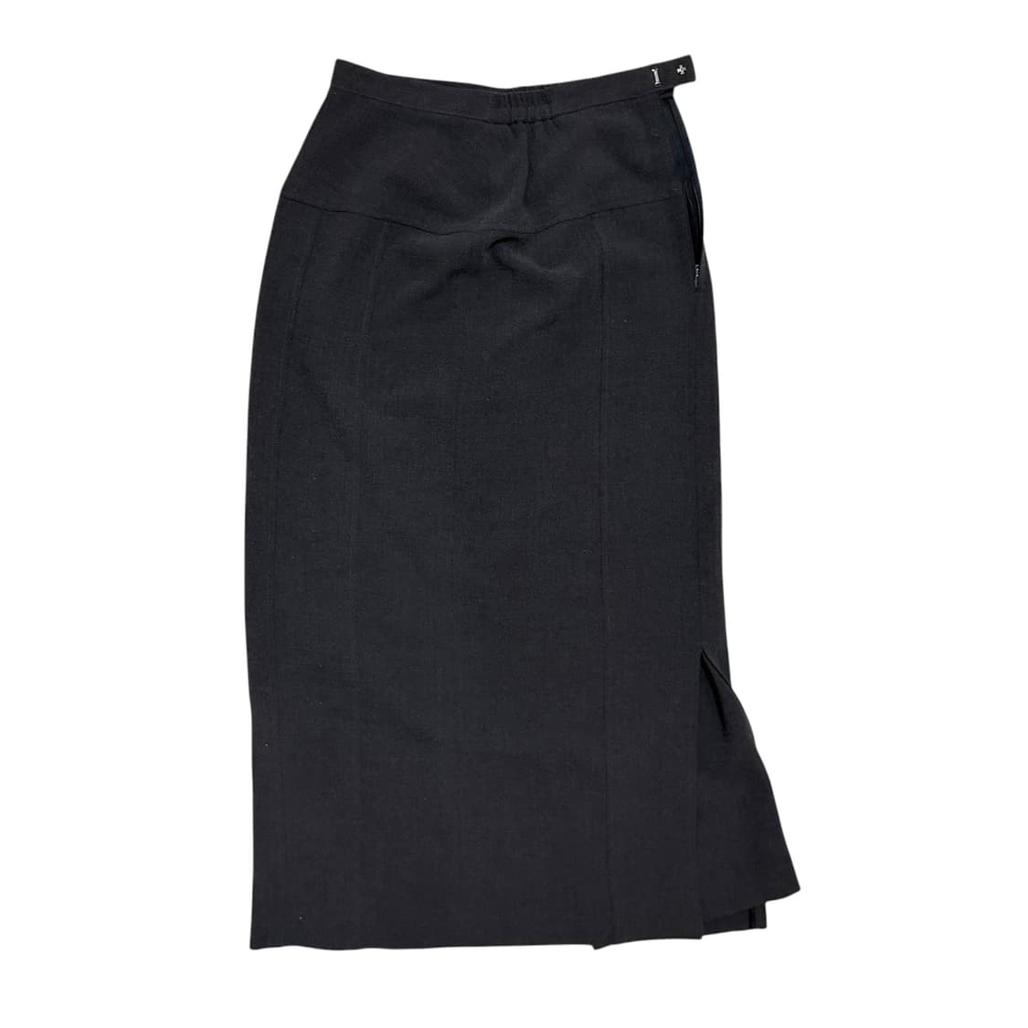 10s 클래식무드 차콜그레이 패널컷 롱스커트 상품이미지5