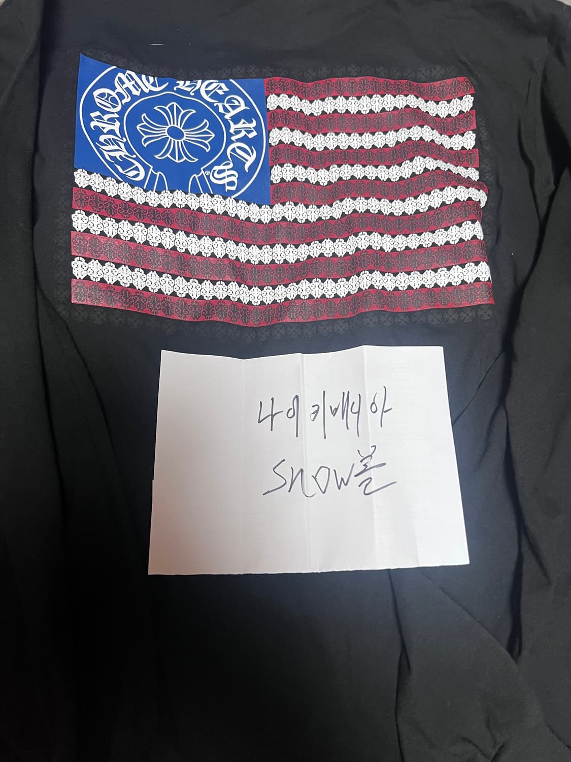 크롬하츠아메리칸 롱슬리브 성조기 l 상품이미지1