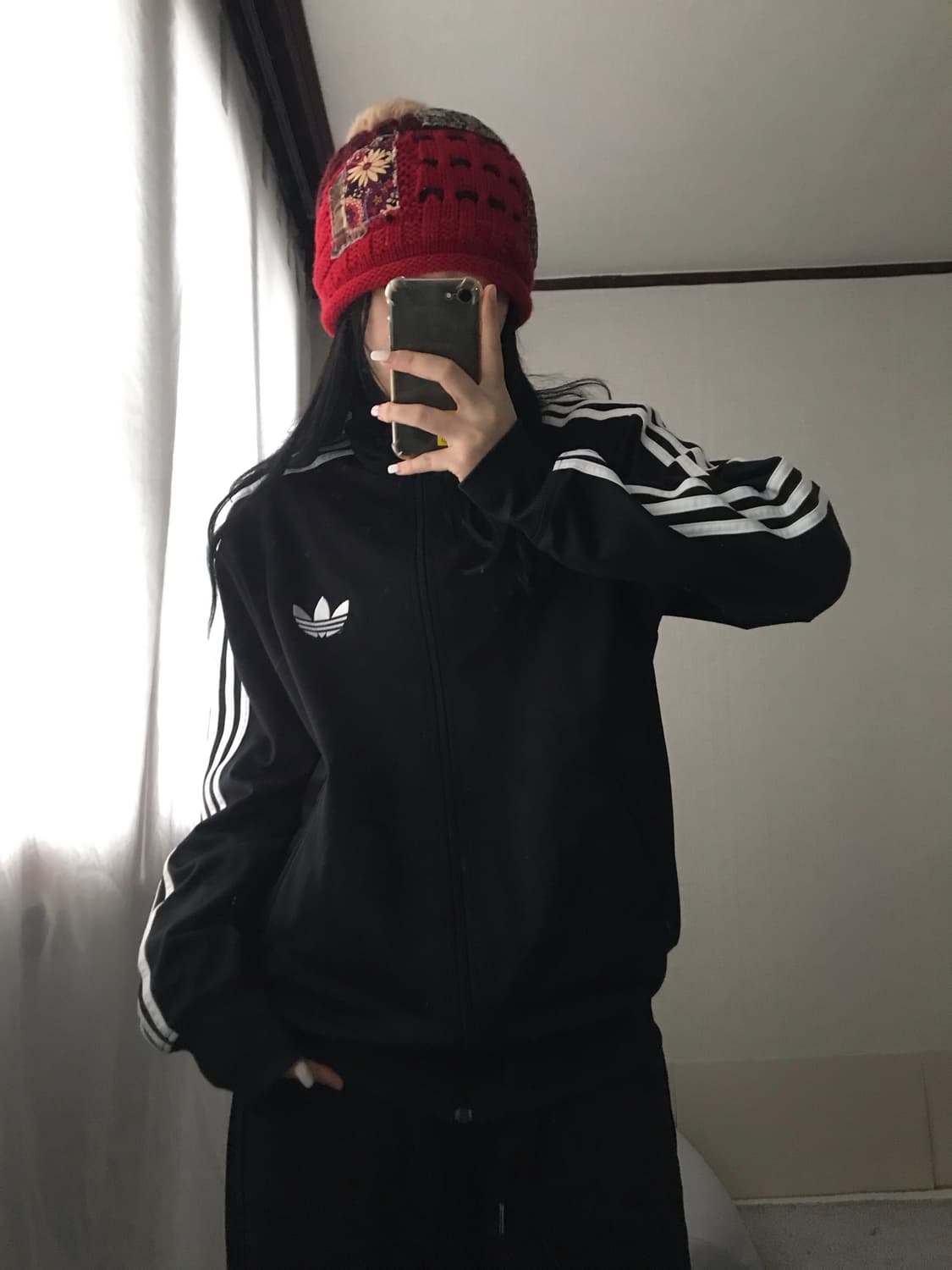 아디다스 블랙 구파이어버드 트랙탑 상품이미지5