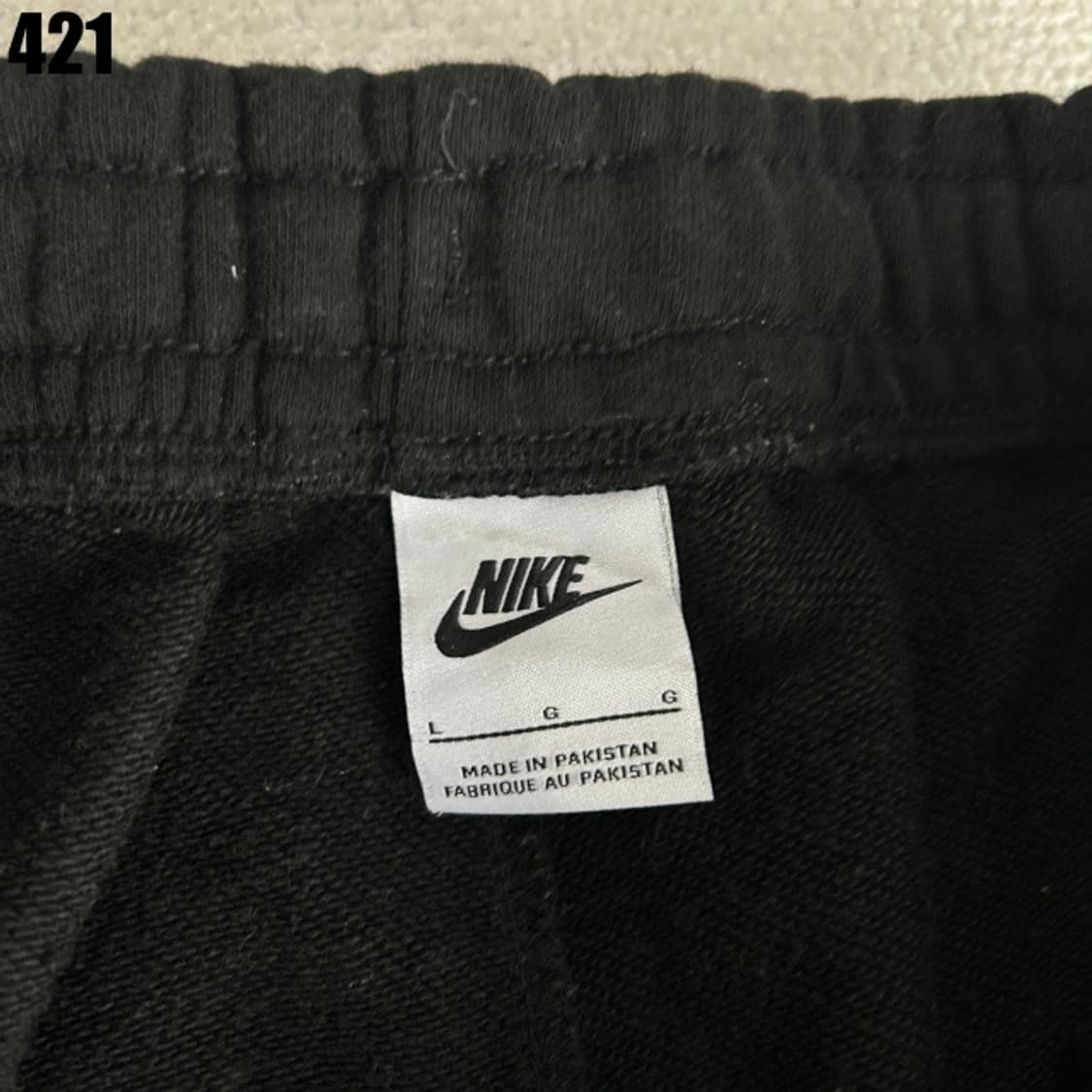 나이키 멀티 로고 블랙 바지 상품이미지2