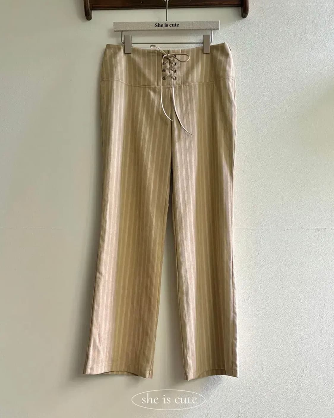 (새상품) 쉬이즈큐트 아일렛 팬츠 상품이미지1