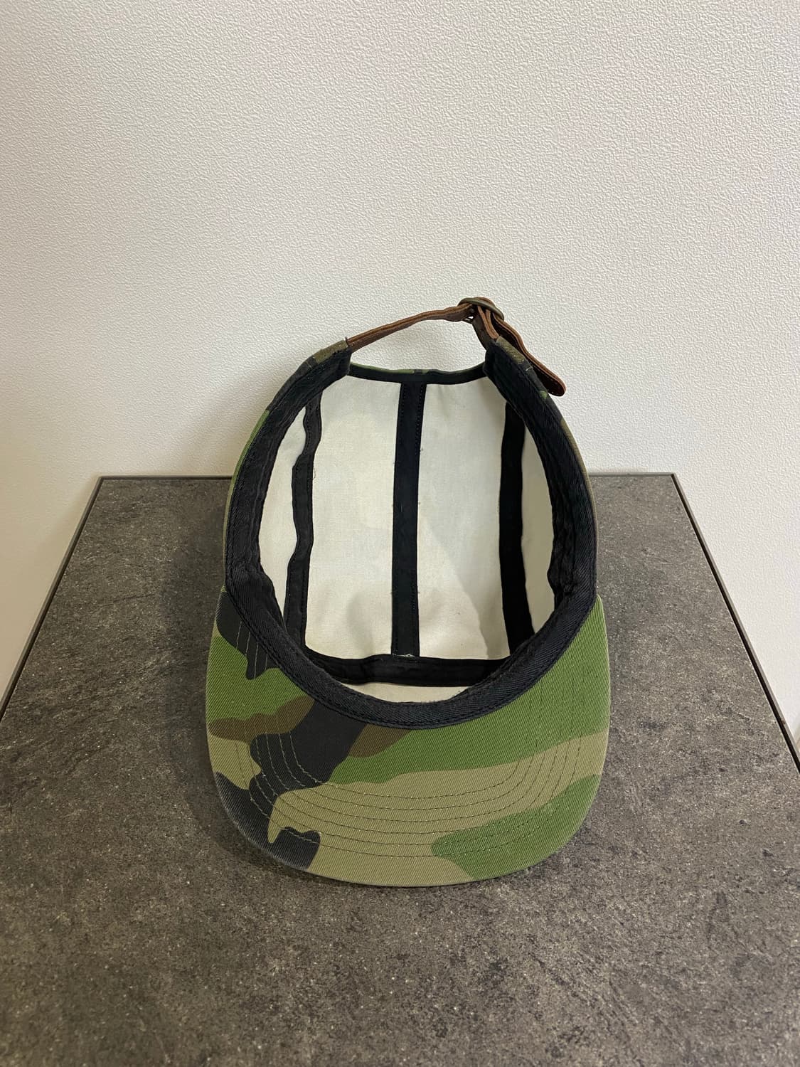 슈프림 밀리터리 워시드 우드랜드 카모 레드 박스로고 캠프캡 모자 상품이미지6