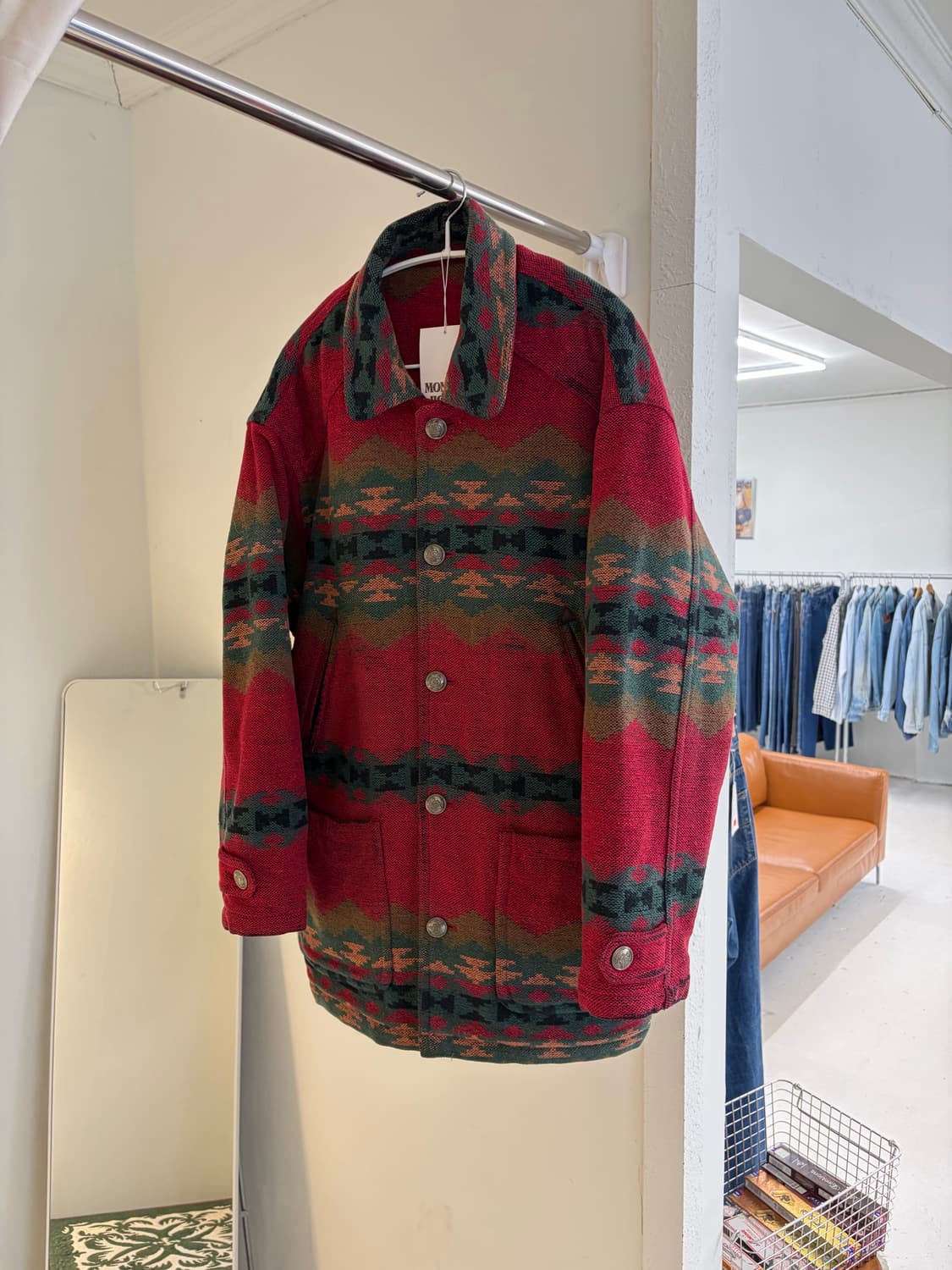 90s 나바호 빈티지 울 자켓 L 상품이미지6