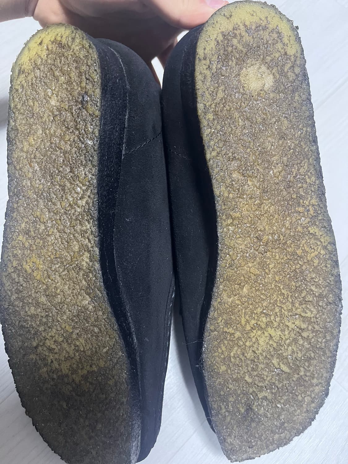 택포) 클락스 왈라비 블랙 스웨이드 255 (UK 7) 상품이미지6