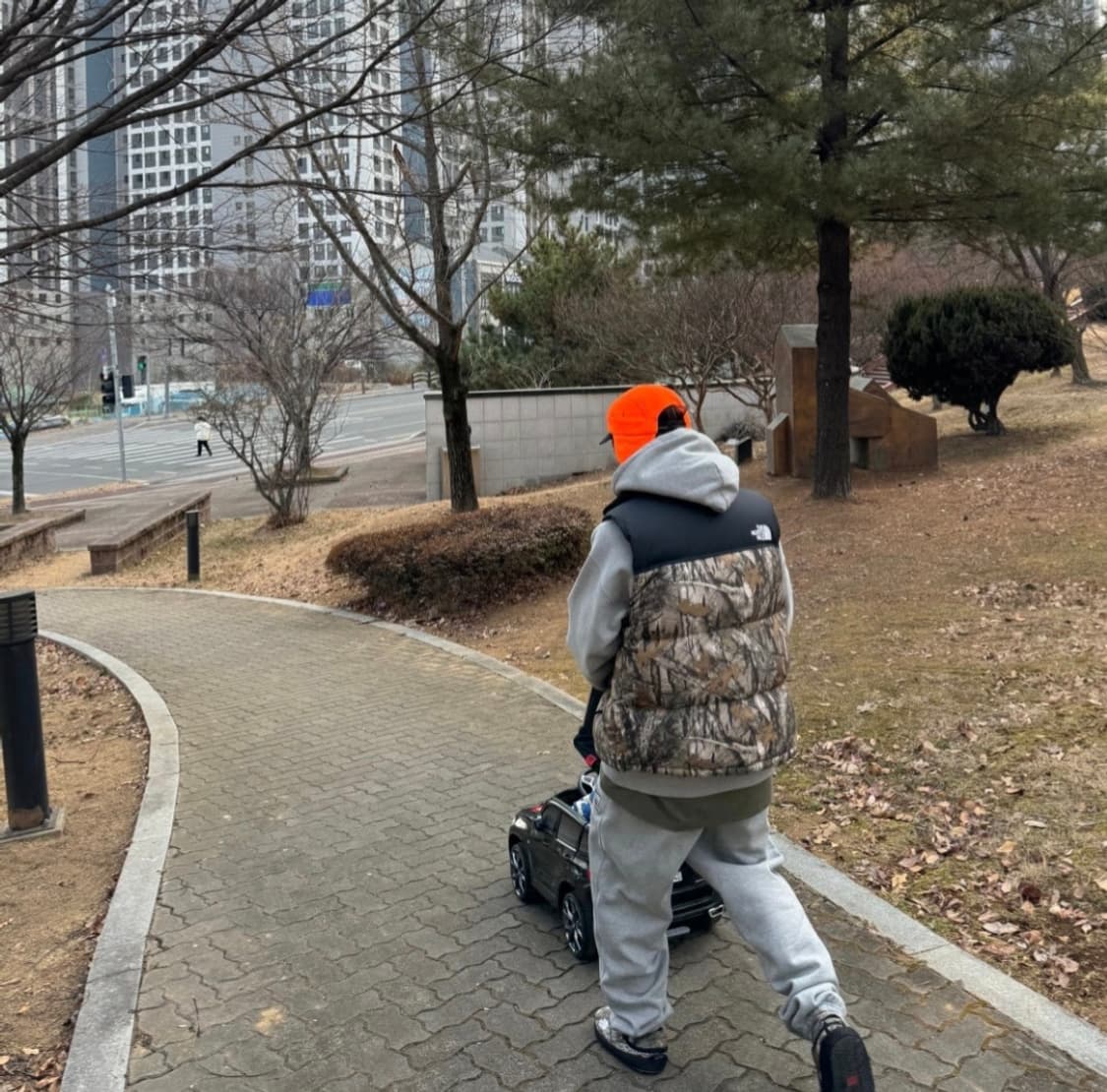 노스페이스 1996 눕시 RDS 다운 베스트 리얼트리 카모 패딩조끼 상품이미지3