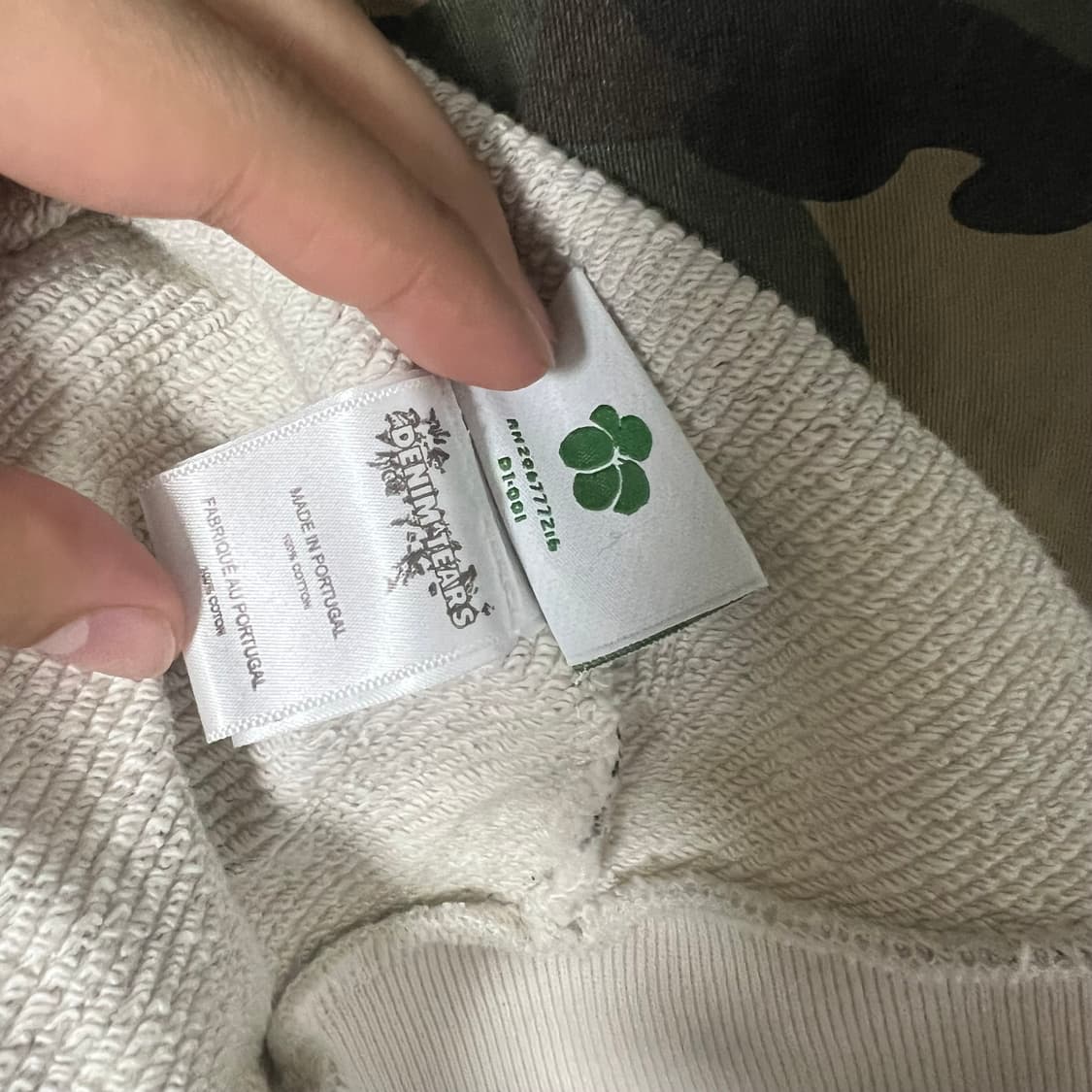 오늘 구매시 택포 데님티어스 카모 후드집업 S 개급쳐 돈 필요 상품이미지4
