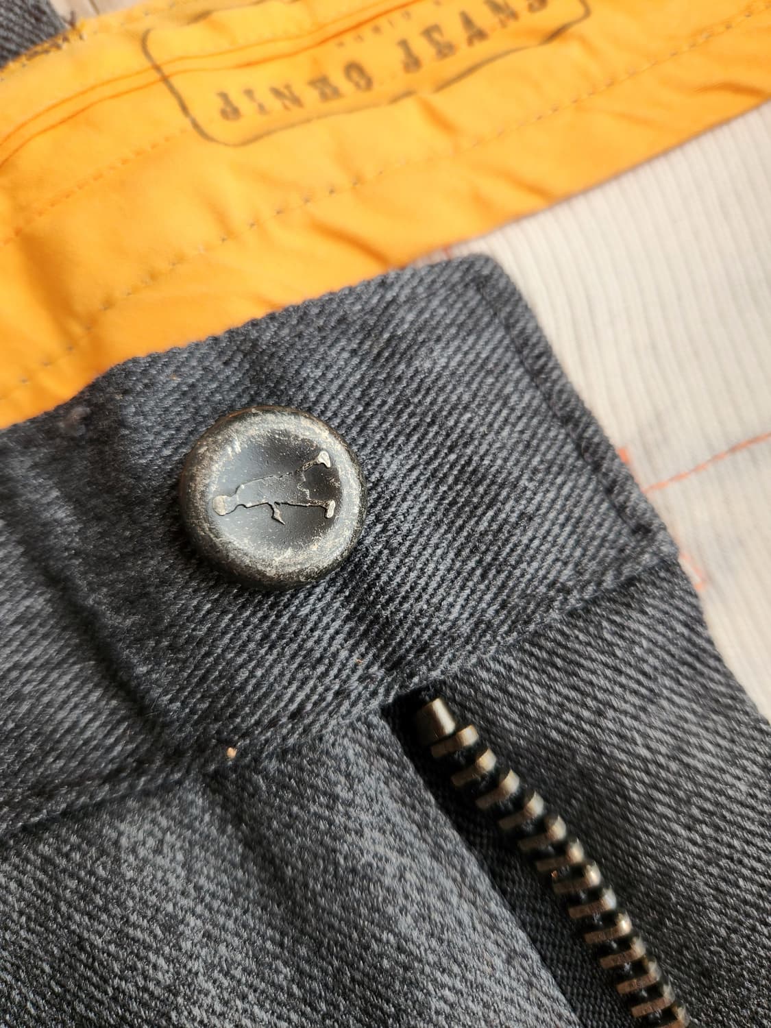 진호진스 테이퍼드 핏 그레이 데님 팬츠 상품이미지5