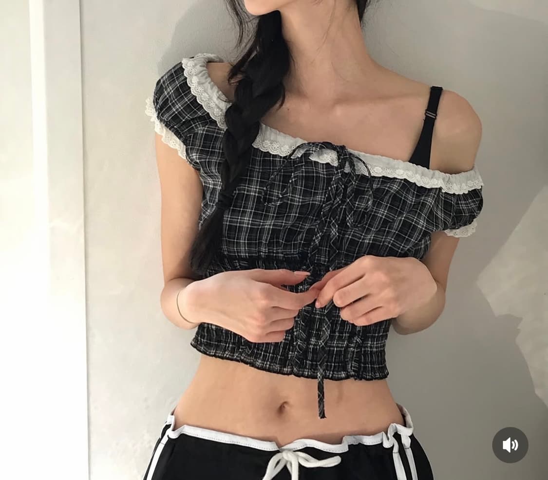 하몽 스모키 블라우스 상품이미지4