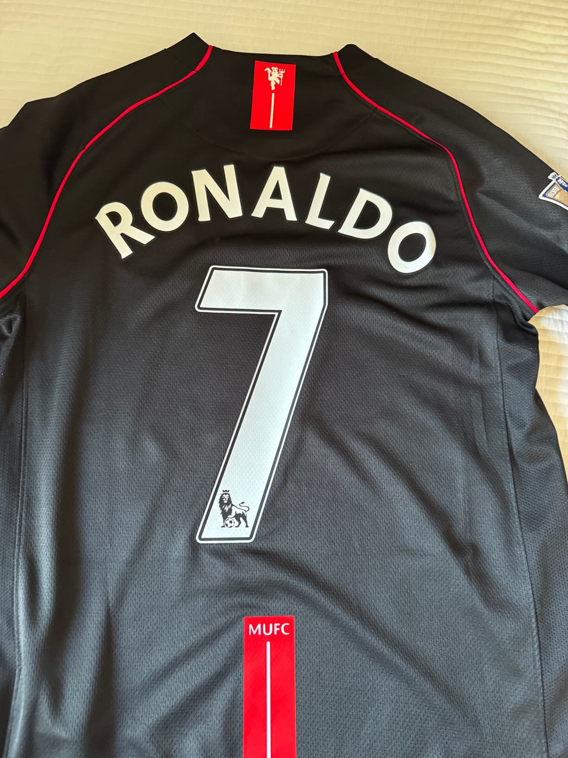 07/08 맨체스터 유나이티드 어웨이 긴팔 유니폼 호날두 상품이미지2