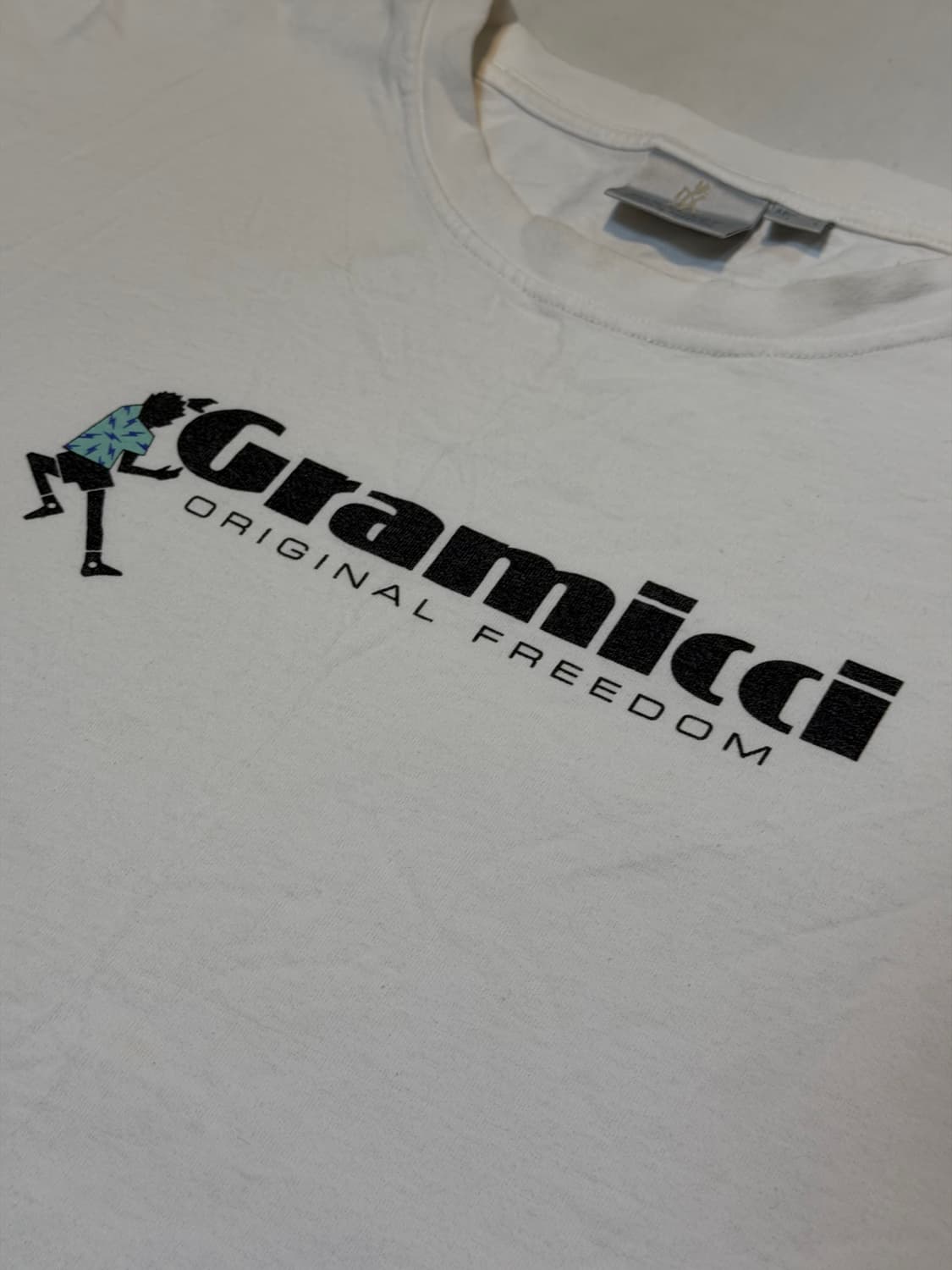 그라미치 스펠아웃 클라이밍 로고 반팔 티셔츠 화이트 상품이미지2