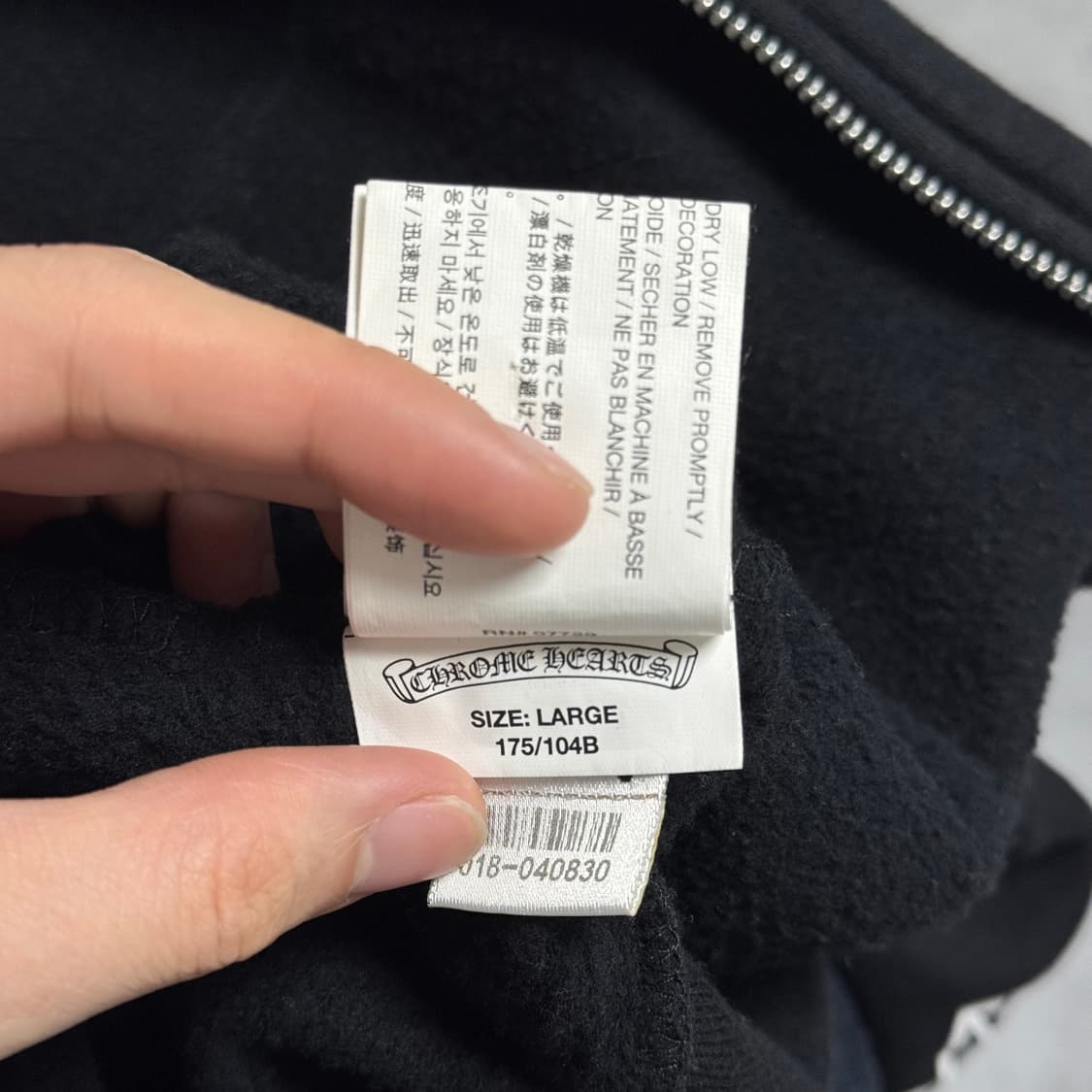 크롬하츠 롤링스톤즈 후드집업 상품이미지7