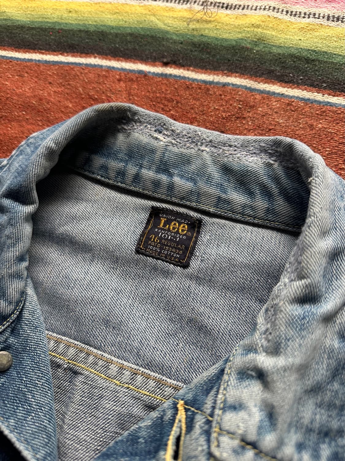 Big Size 60s LEE 101J Denim Jacket 상품이미지4