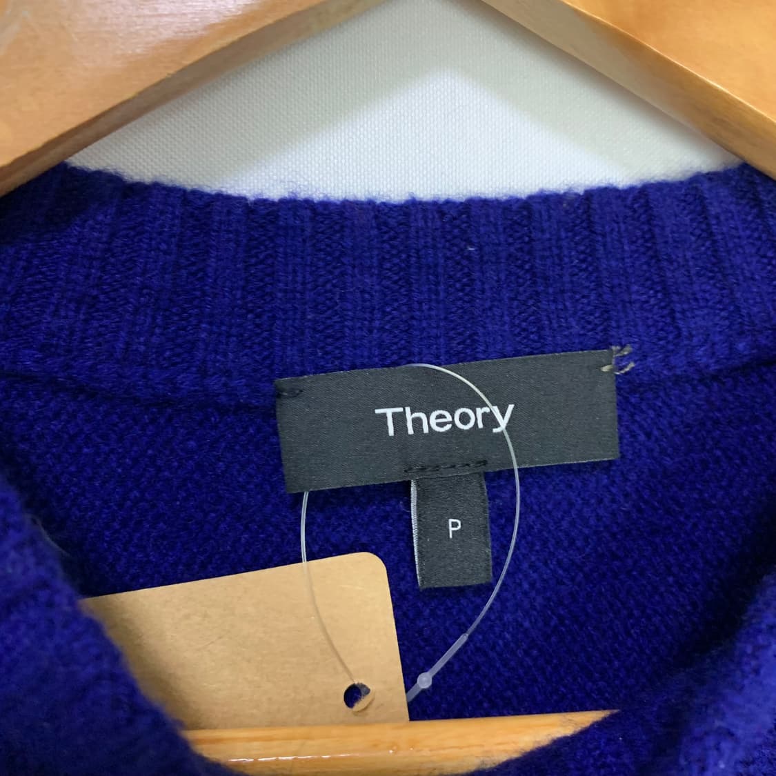 띠어리 블루 니트 스웨터 캐시미어 100 상품이미지3