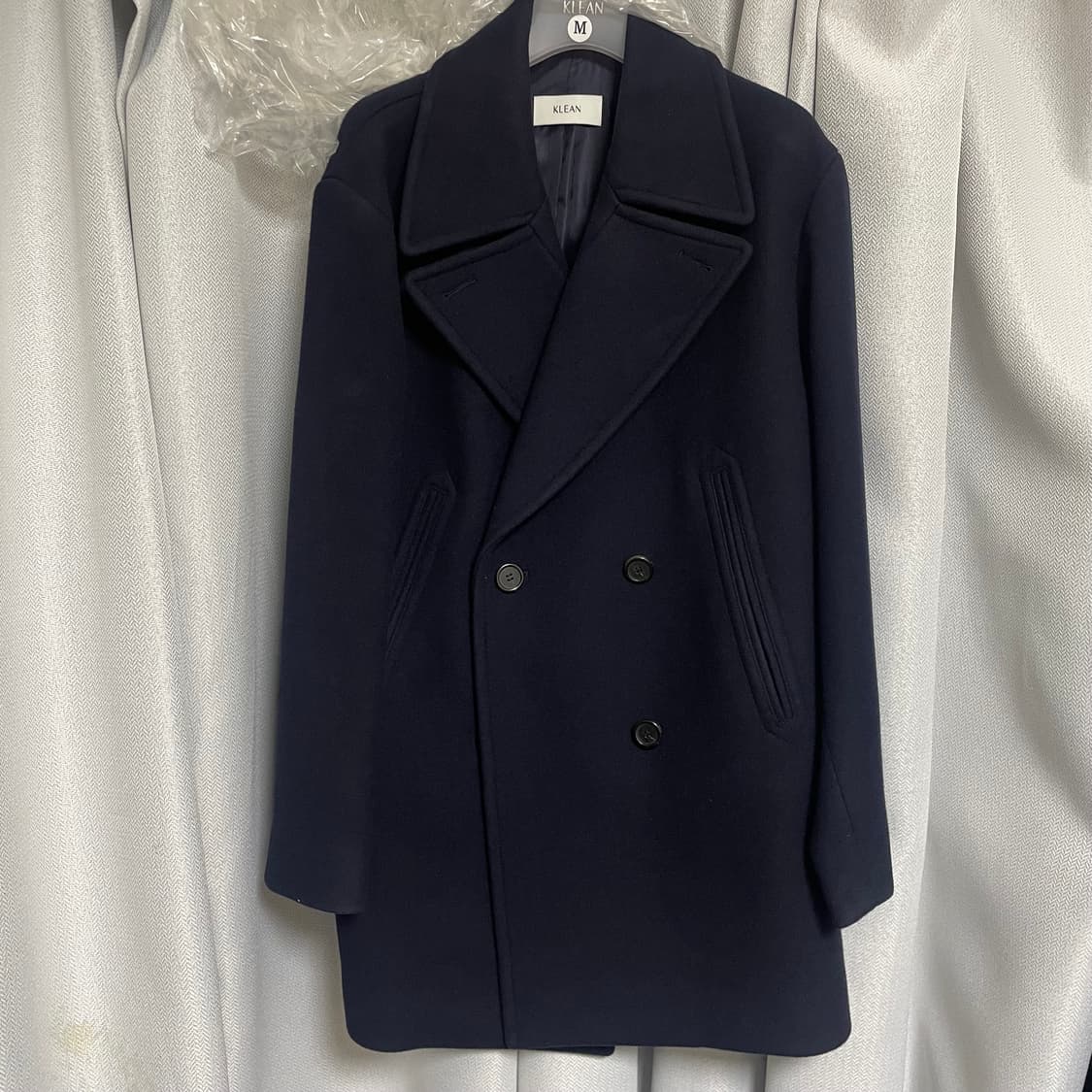 KLEAN 클린 피코트 Boyfriend pea coat(Navy) M 상품이미지7