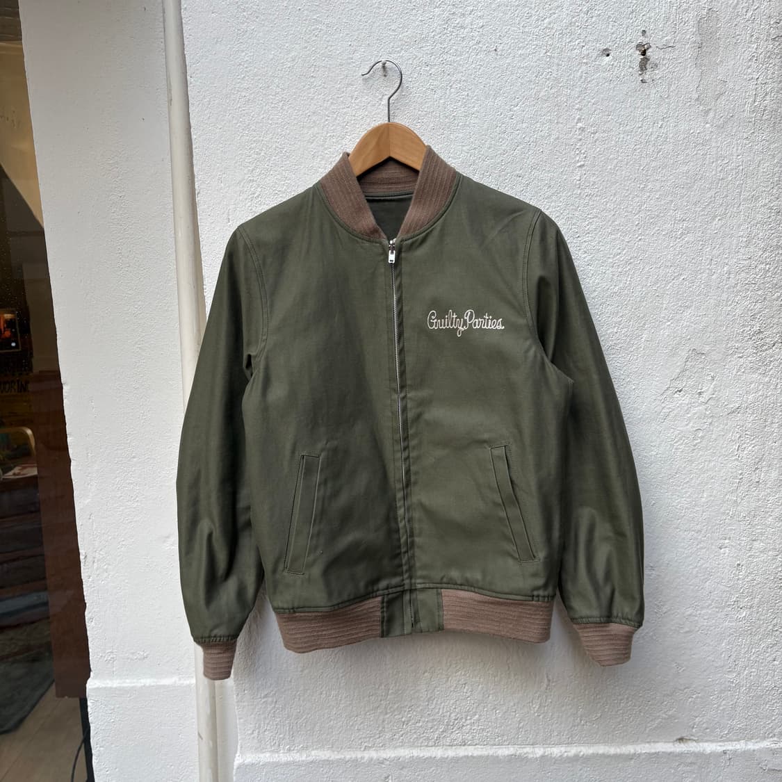 와코마리아 올리브 리버시블 수베니어 자켓 상품이미지7