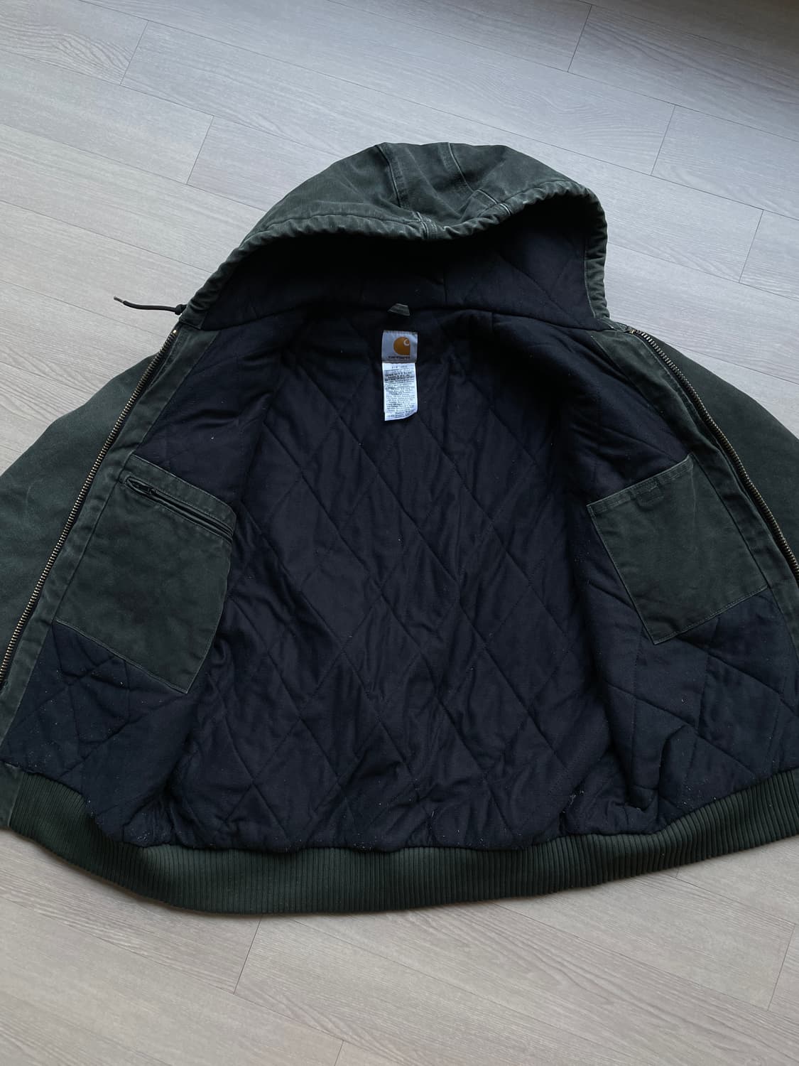 칼하트 j130 mos 모스 액티브 샌드스톤 상품이미지7