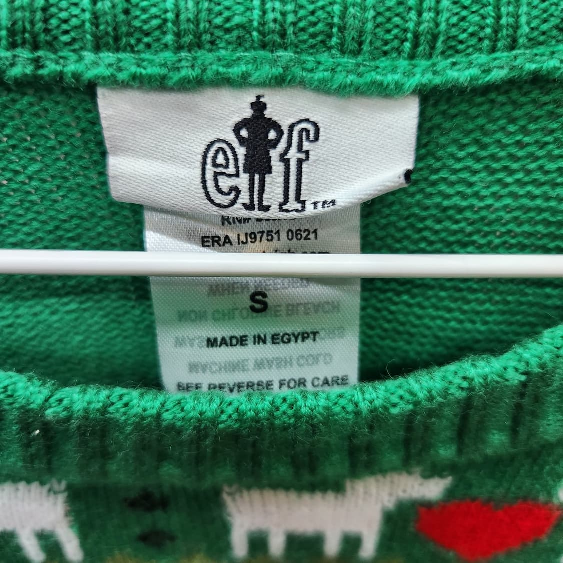 ELF 빅로고 크리스마스 니트 S(M) 상품이미지5