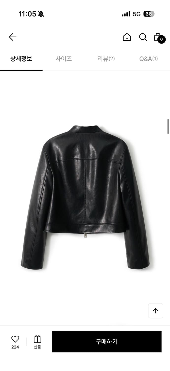 카일로 RACING LEATHER JACKET (BLACK)- S 상품이미지2