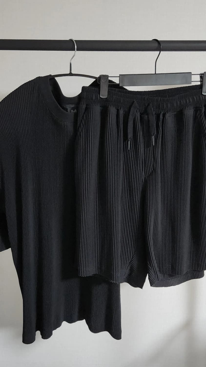 [LifeWork] 플리츠 반팔, 반바지 셋업 상품이미지3