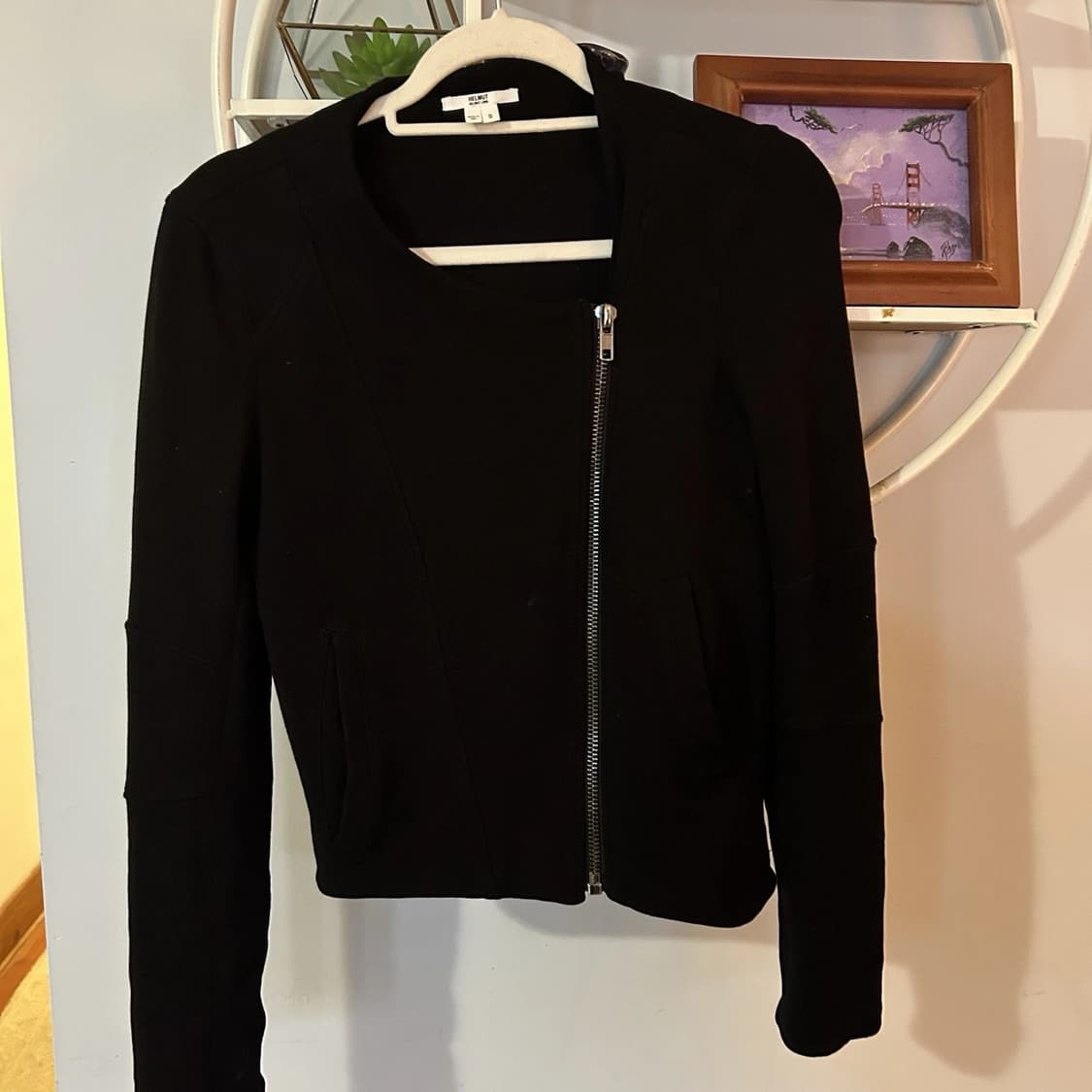 헬무트 랭 코튼 모토 자켓 상품이미지1