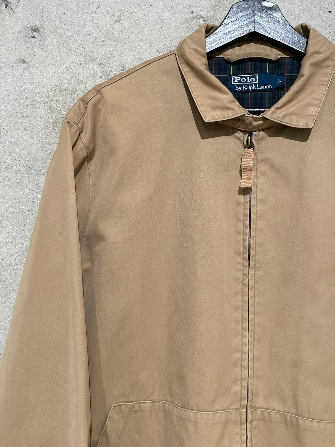 폴로 랄프로렌 라이트 브라운 블랙포니 블루종 자켓 상품이미지2