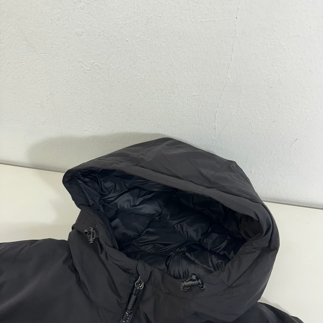 L 네파 블랙 후드 경량패딩점퍼 상품이미지6