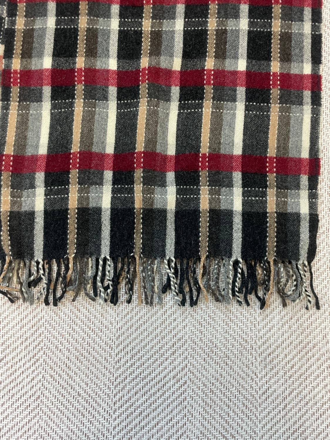 바니스 뉴옥 이태리 체크 머플러  J03952 상품이미지2