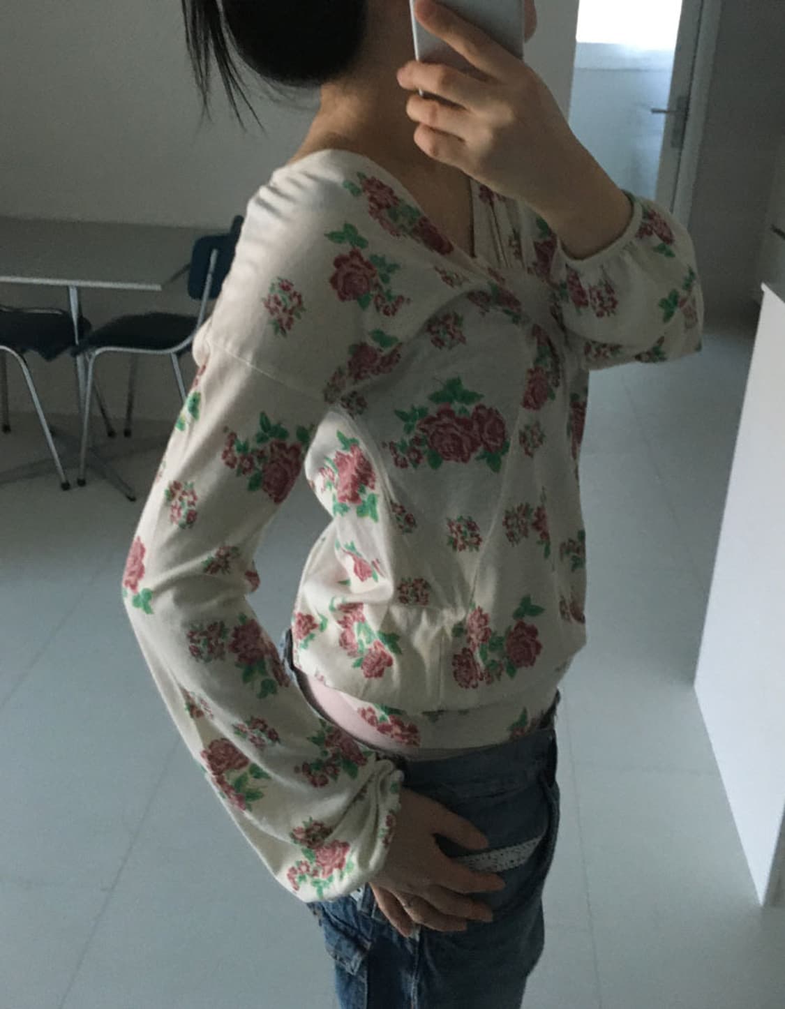 rose floral top 상품이미지8