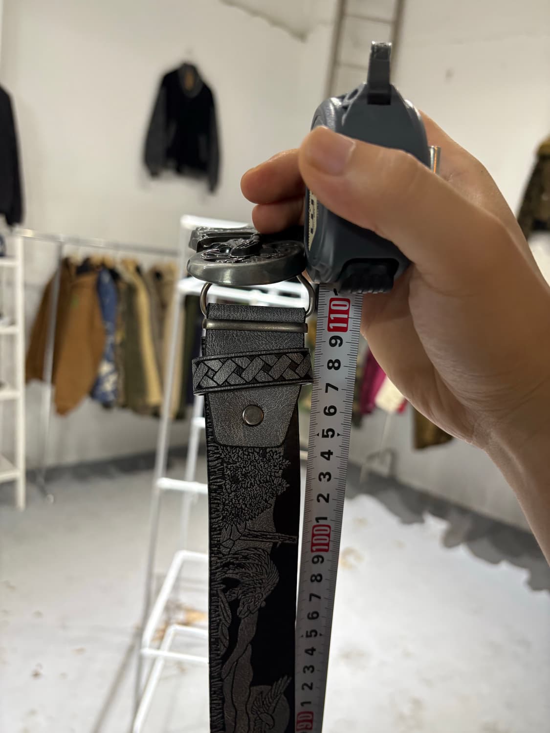 해골오토바이 빈티지 벨트 상품이미지8