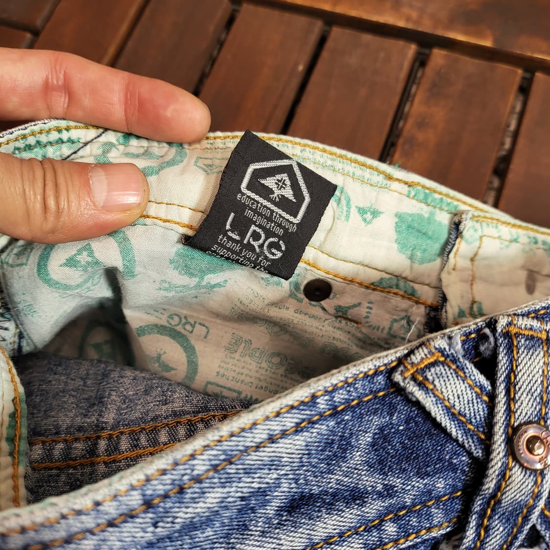 90s LRG 데님 반바지 (32) 상품이미지9