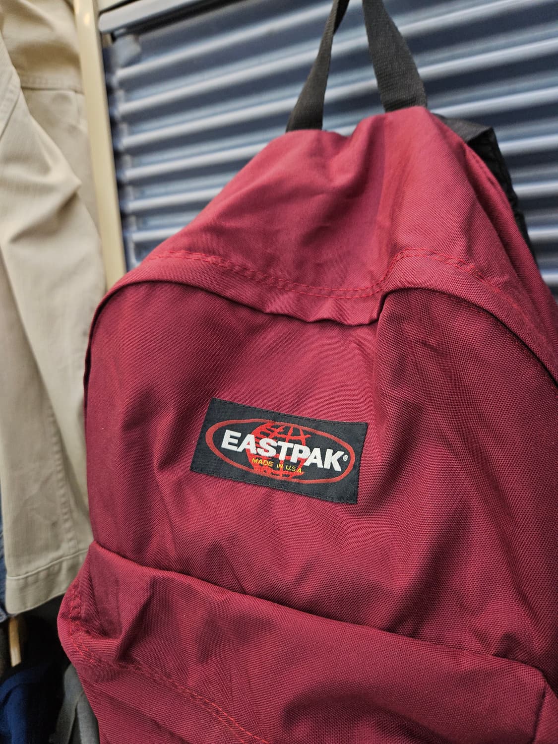 90s 이스트팩 버건디 백팩 USA 이스트백  상품이미지2
