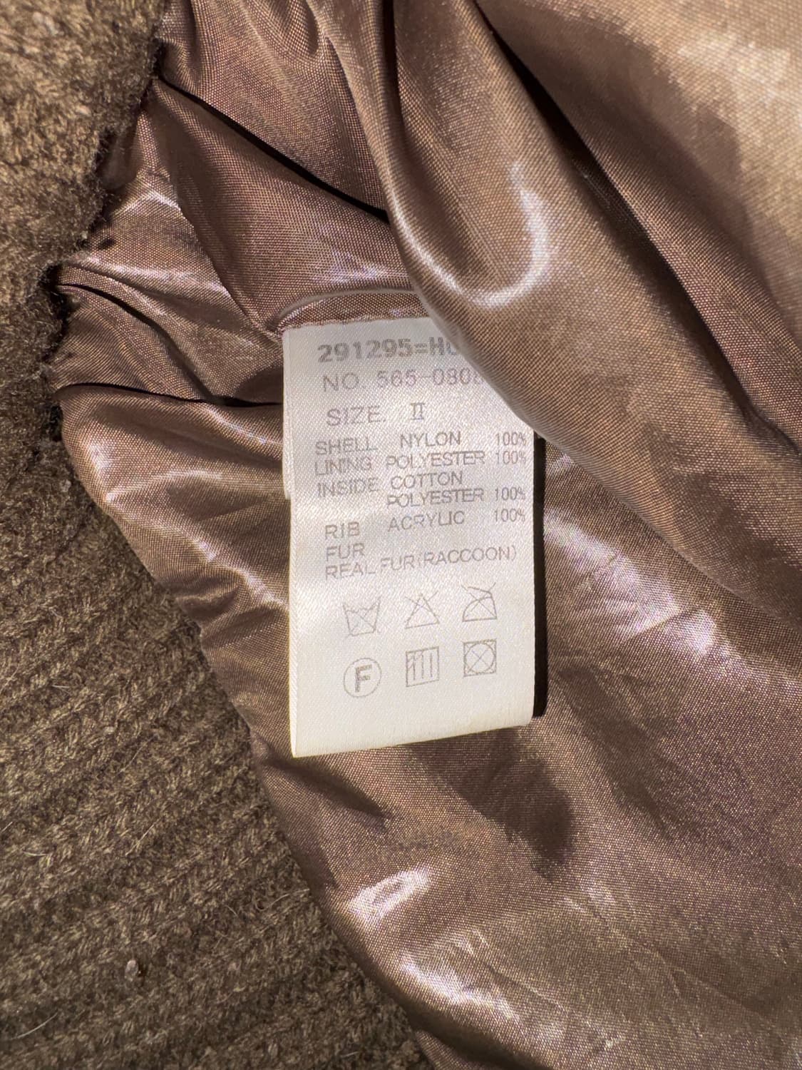 291295=Homme Fur Down Bomber Jacket 상품이미지3