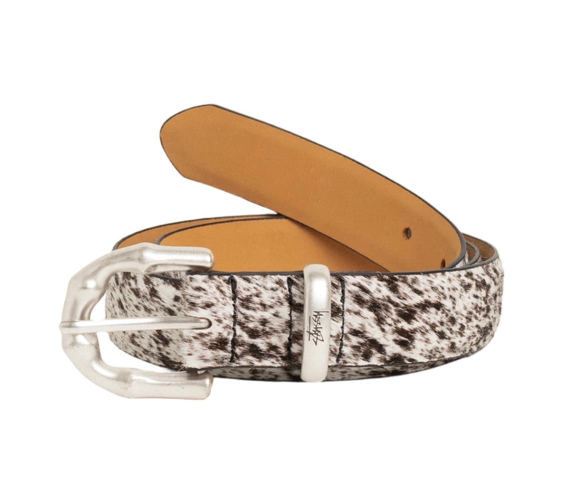 S M 스투시 밤부 버클 헤어리 벨트 마블 미개봉 새제품 판매 상품이미지1