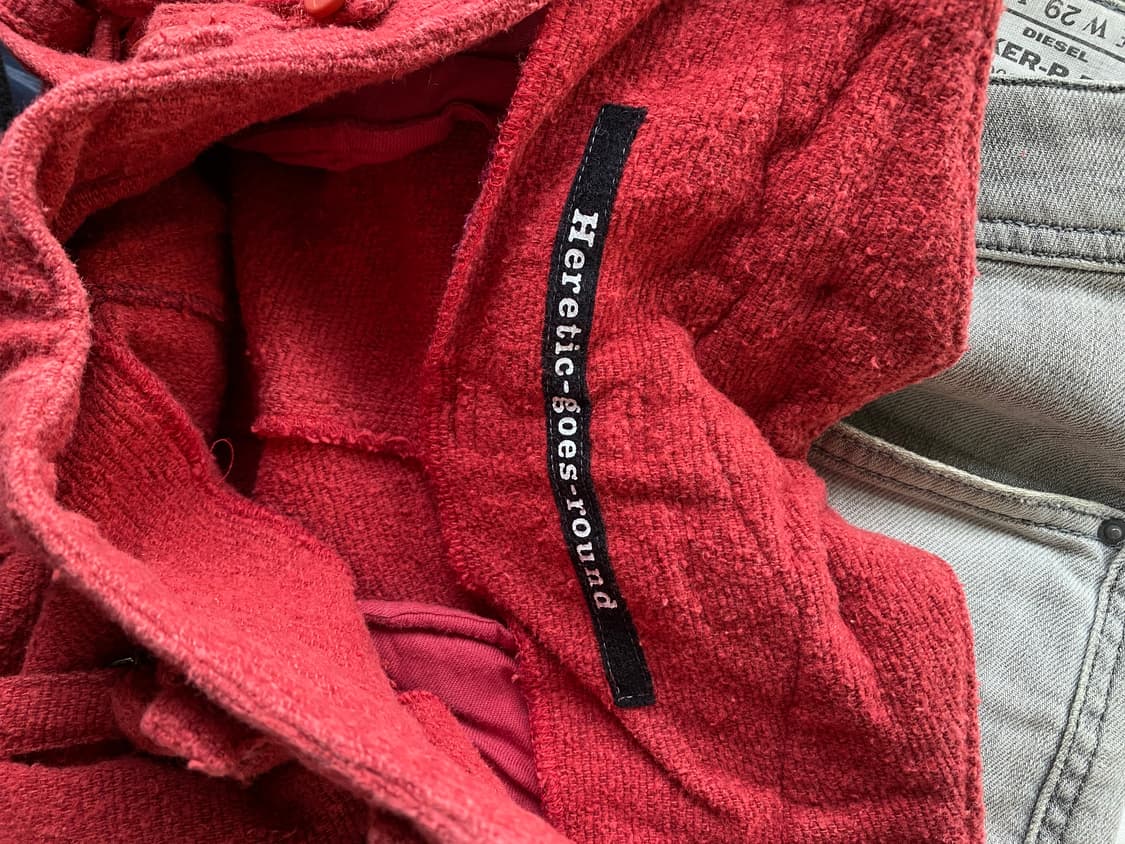 Heretic Goes Round red skort 상품이미지6