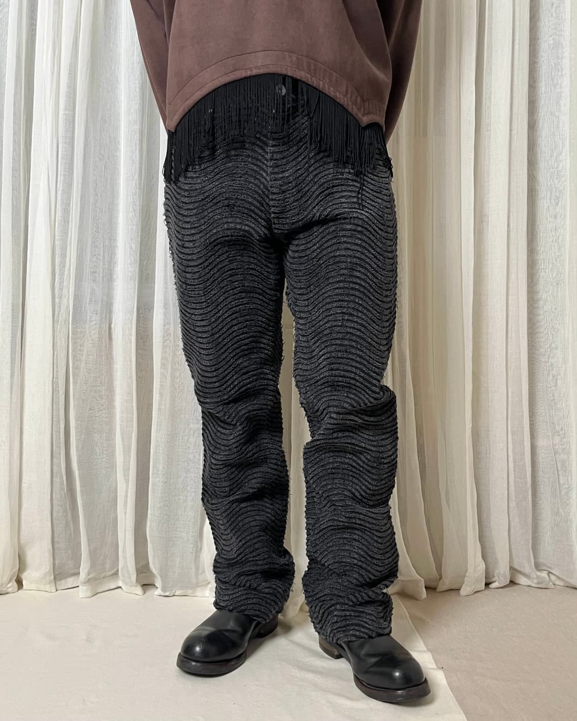 카미야 웨이브 데님 팬츠 kamiya 미하라야스히로 상품이미지9