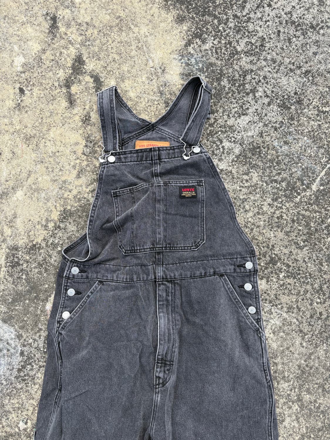 리바이스 Levi’s 흑청 카펜터 멜빵바지 상품이미지2