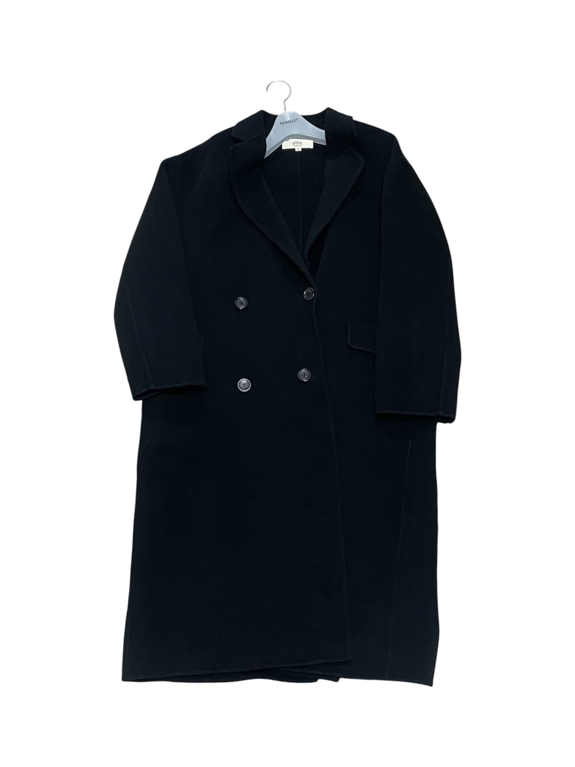 아떼바네사브루노 단색 울캐시미어혼방 코트 상품이미지2