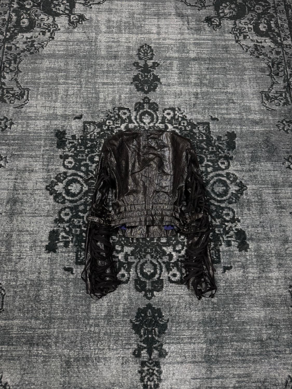 Unknwon hell python fringe fake leather  상품이미지7