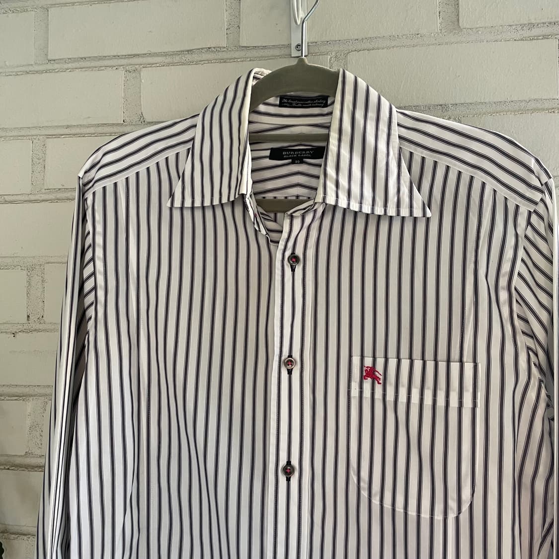 버버리 블랙라벨 스트라이프 셔츠 상품이미지2