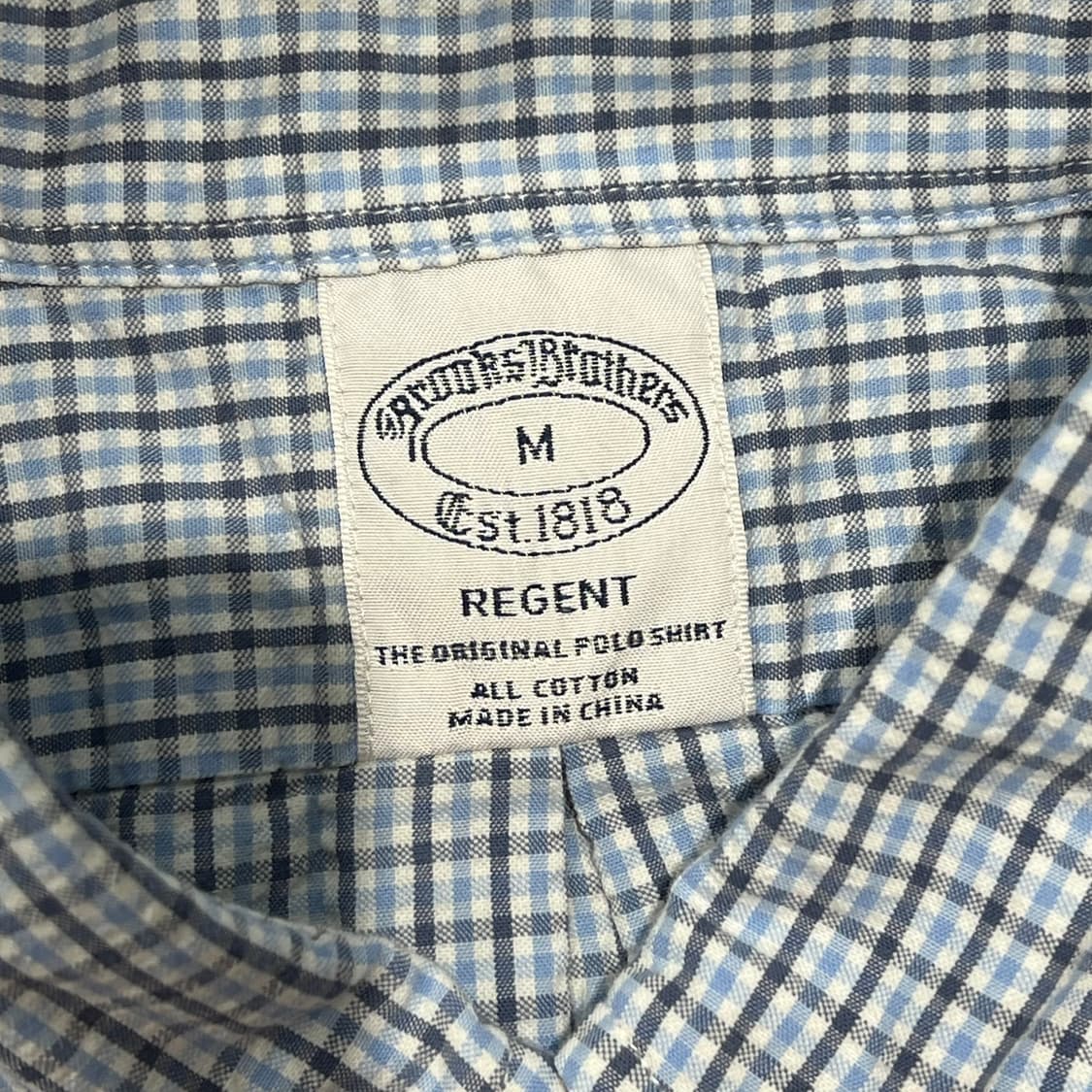 브룩스브라더스 체크 하프셔츠 s10868 상품이미지5