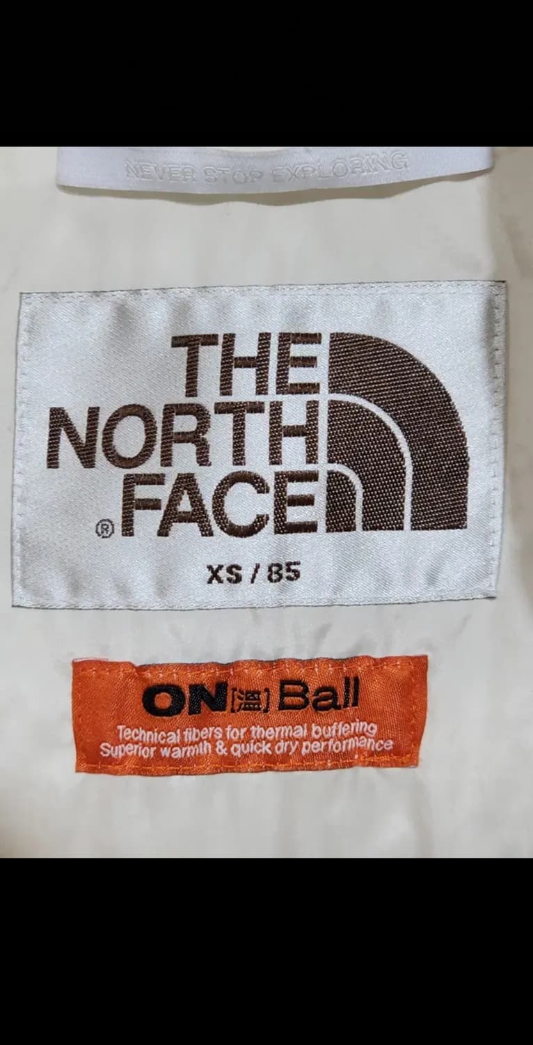 (S) 노스페이스 패딩점퍼 아이보리 온볼 자켓 아웃도어  상품이미지3
