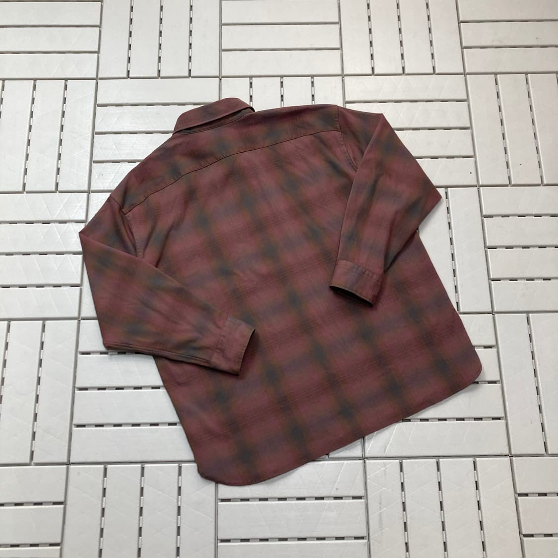 [XL]유니클로 워크 체크 남방 0279 상품이미지3