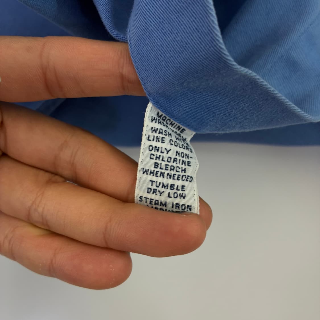 Polo  폴로 랄프로렌  자수 소라블루 코튼 셔츠 상품이미지5