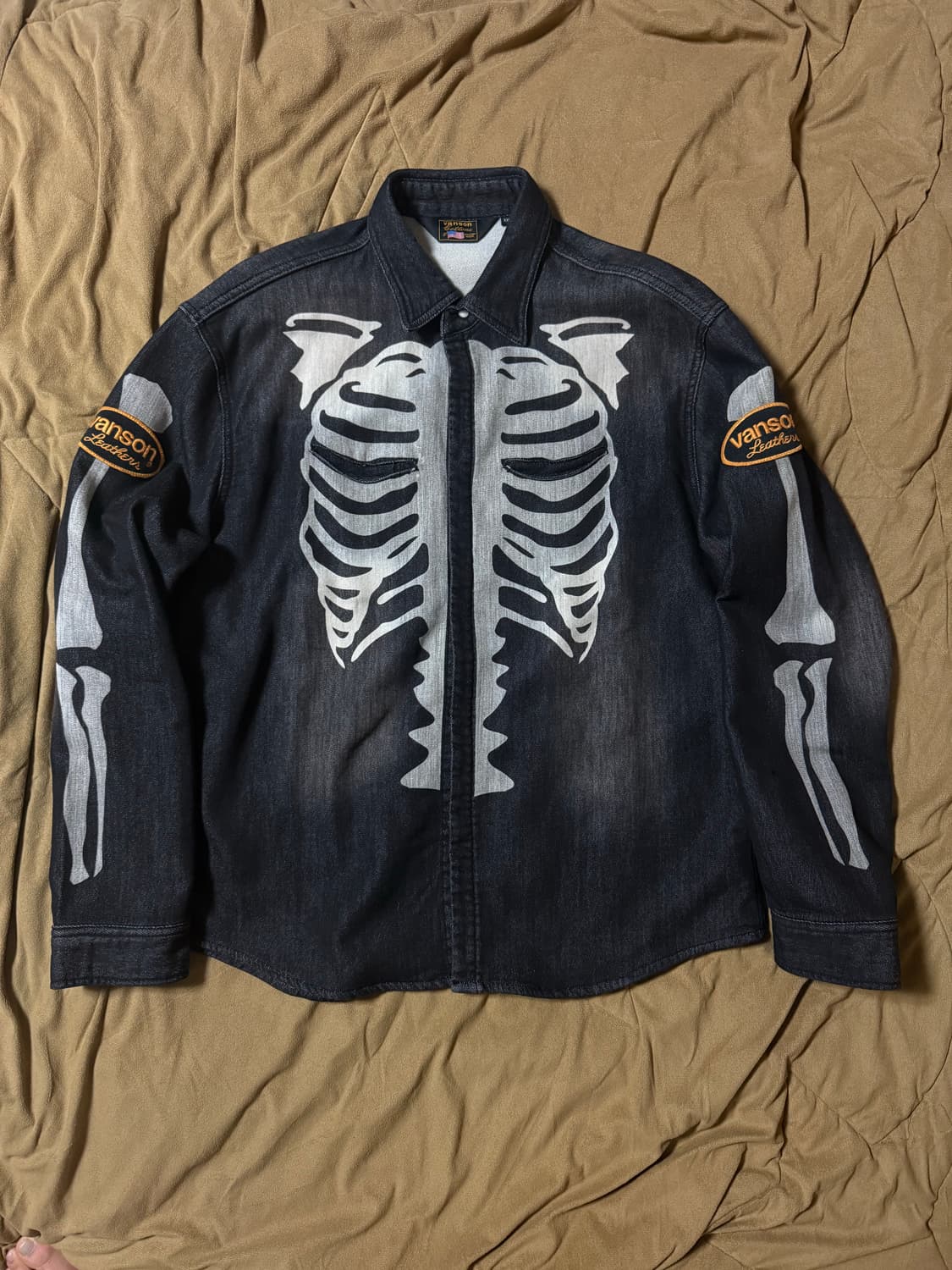 [XXL] 벤슨(밴슨) 스켈레톤 본 셔츠 팝니다 상품이미지1